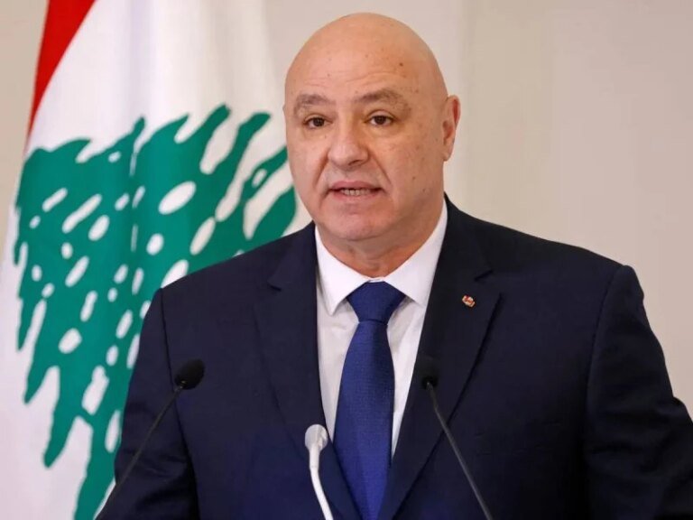 وعون يشيد بالموقف القطري الداعم لوقف التصعيد والتضامن