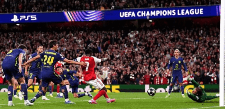 ساكا يقود أرسنال إلى نهائي دوري أبطال أوروبا.. حلم أوروبا يعود بعد 20 عاما
