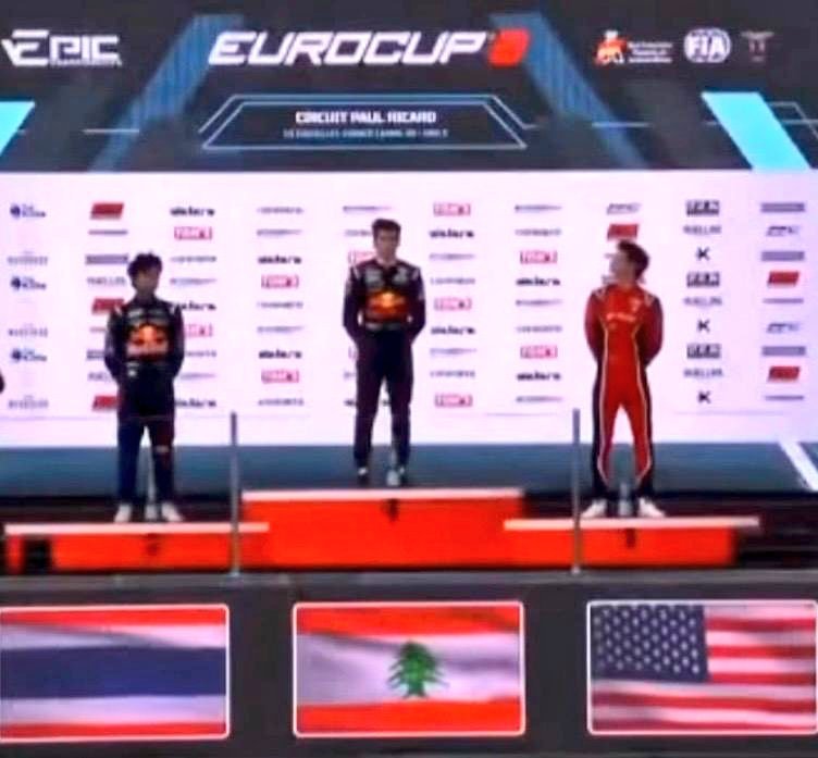 من قلب الأزمات.. العلم اللبناني يرفرف على المنبر الأوروبي!