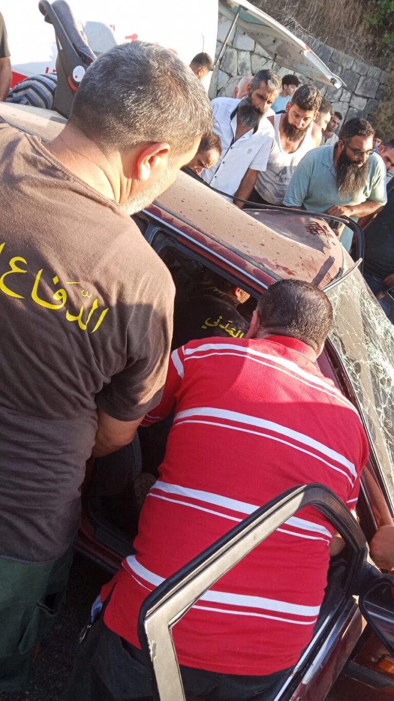 مشهد مروع في حلبا… سيارات متطورة و6 جرحى (صورة)