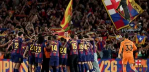 برشلونة يغرد خارج السرب وينفرد بنسخة الدوري الإسباني