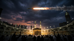 بالفيديو، صواريخ ومسيّرات فوق مكة المكرّمة!!