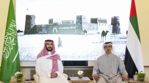 قمة إماراتية سعودية في التوجه لتخفيض التصعيد وسط أبوظبي الأحداث